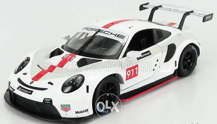 Porsche GT3 RSR diecast car model 1:24. 0