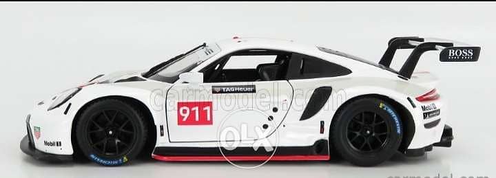 Porsche GT3 RSR diecast car model 1:24. 2