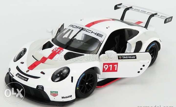 Porsche GT3 RSR diecast car model 1:24. 5