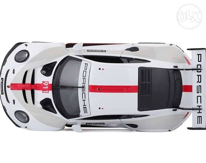 Porsche GT3 RSR diecast car model 1:24. 7