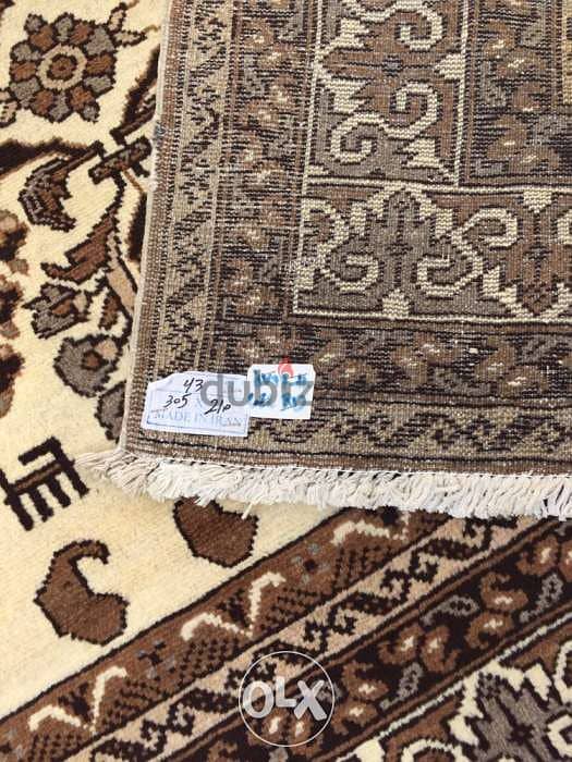 سجاد عجمي. صباغ نباتي305/210. persian carpet. tapis. Hand made 2