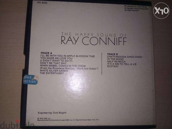 The happy music of ray coniff original reel to reel tape 1