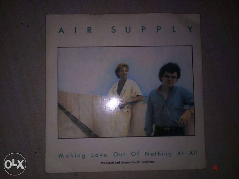 Air supply making love out of nothing 45 single vinyl 1