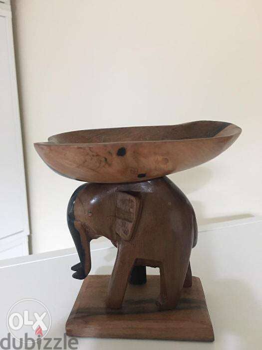 African wood bowl 1