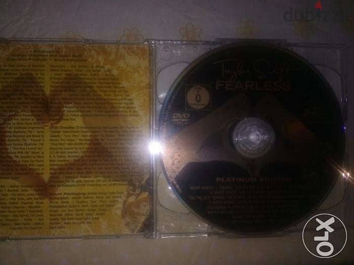 Taylor swift fearless platinum edition cd + dvd 1