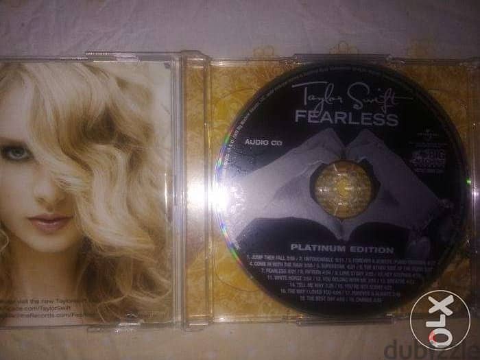 Taylor swift fearless platinum edition cd + dvd 2