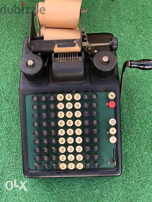 BURROUGHS mechanical calculator 0