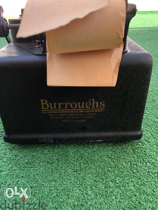 BURROUGHS mechanical calculator 2