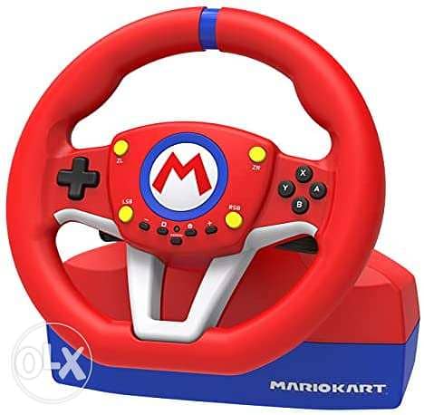 Nintendo Switch - HORI Mario Kart Racing Wheel Pro Mini - Red 1