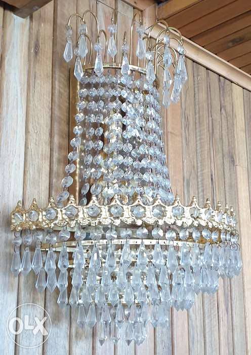 Crystal Chandeliers & Crystal wall and ceiling lamps! Brand new! 5