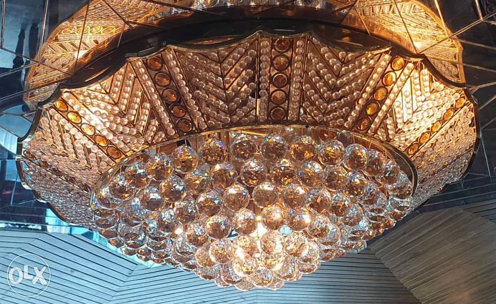 Crystal Chandeliers & Crystal wall and ceiling lamps! Brand new! 4