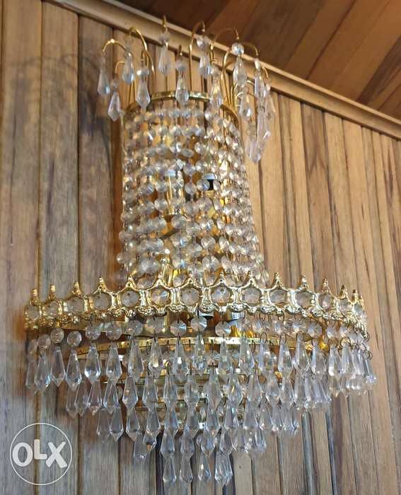 Crystal Chandeliers & Crystal wall and ceiling lamps! Brand new! 9