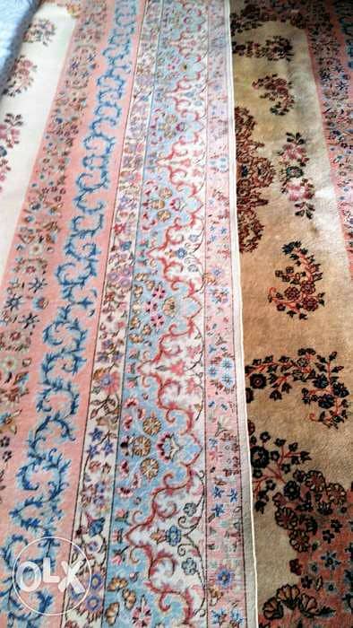 Persian Kerman hand knotted wool carpet 0