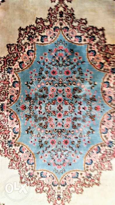 Persian Kerman hand knotted wool carpet 3