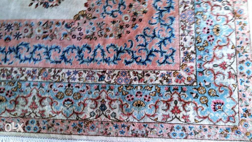 Persian Kerman hand knotted wool carpet 5