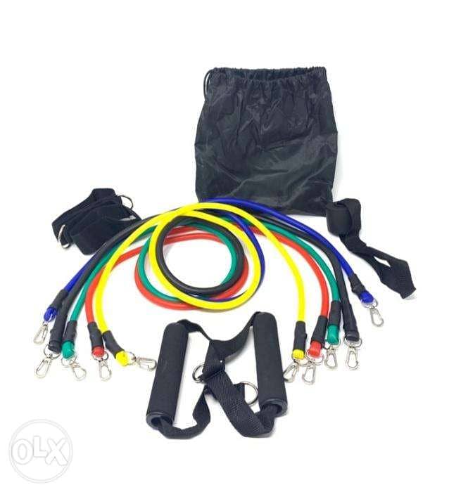 Power resistance bands. Latex tubes. 1