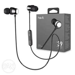 Havit I39 Bluetooth Sports Earphone Wireless Magnetic In-ear Earbuds 0