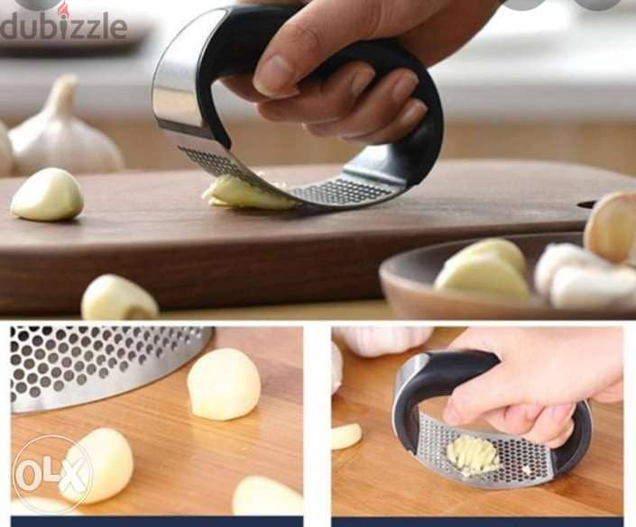 High quality stainless steel garlic masher 1