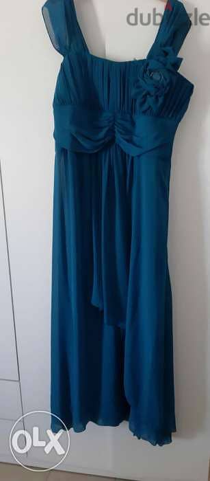 Royal blue evening dress XL 3