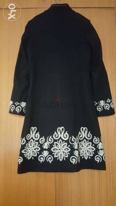 RENE DERHY embroidered coat jacket small 38 1