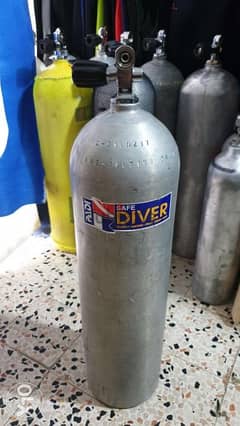 Diving tank aluminium 12L