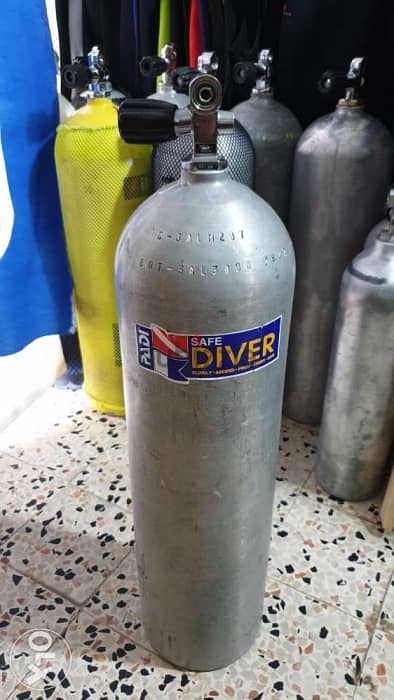 Diving tank aluminium 12L yok sisteme