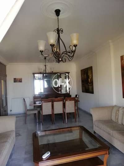 Furnished Appartment in Mtayleb with view 3 bedrooms for Rent.