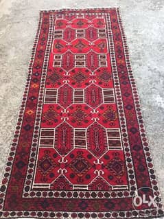 سجاد عجمي. شغل يدوي صوف310/135. Persian Carpet. Tapis. Hand made 0