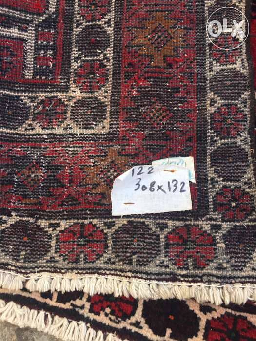 سجاد عجمي. شغل يدوي صوف310/135. Persian Carpet. Tapis. Hand made 2