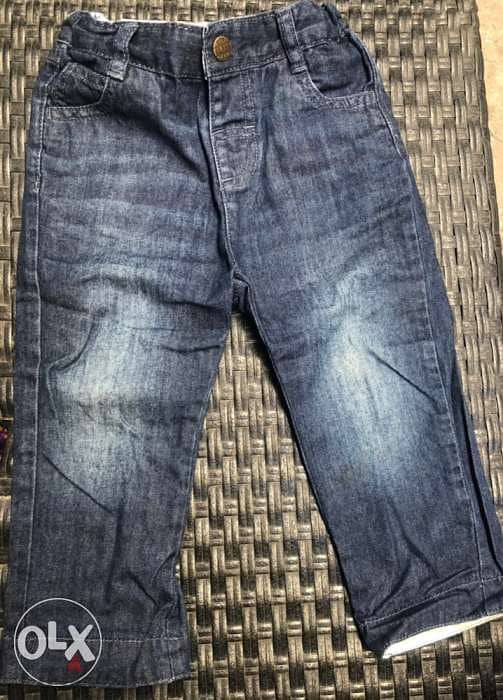 LC waikiki brand, 12-18 months, clothing for kids boy; jeans pant 3