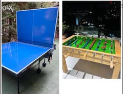 table tennis + babyfoot