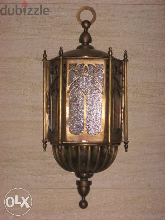 فانوس نحاس موديل قديم chandelier 1