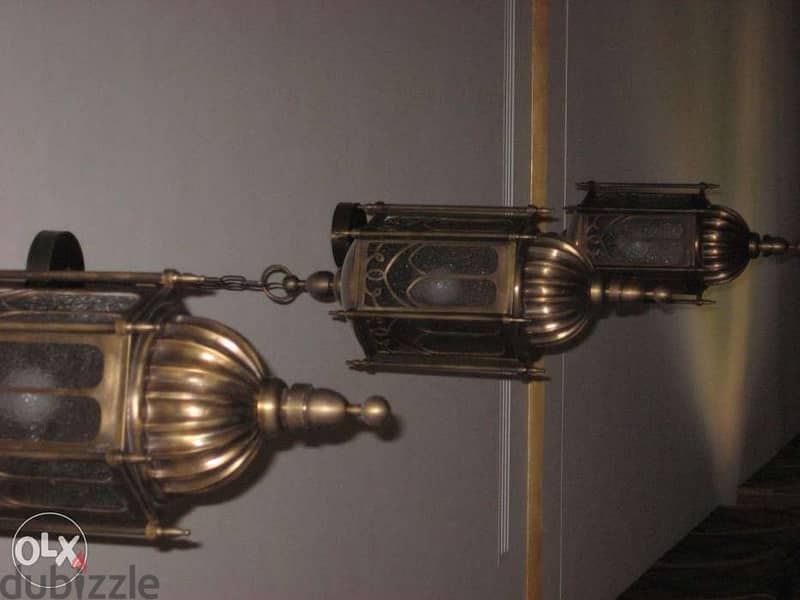 فانوس نحاس موديل قديم chandelier 6
