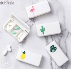 Space saving medicines portable boxes 1 for 3$