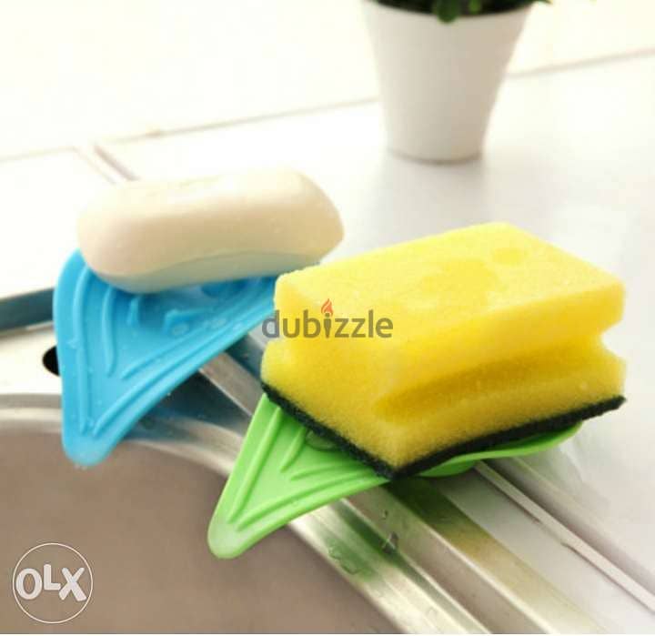 Elegant leaf shape soaps sponges holders 1 for 3$ 1