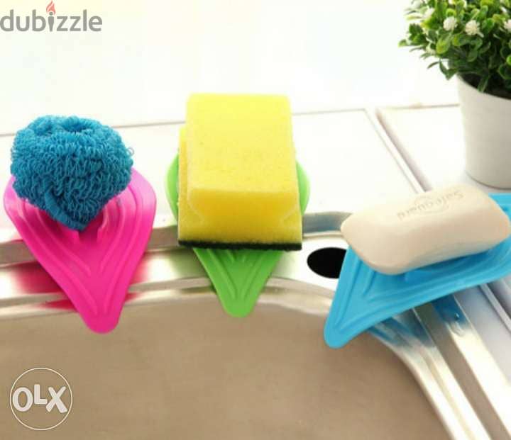Elegant leaf shape soaps sponges holders 1 for 3$ 3