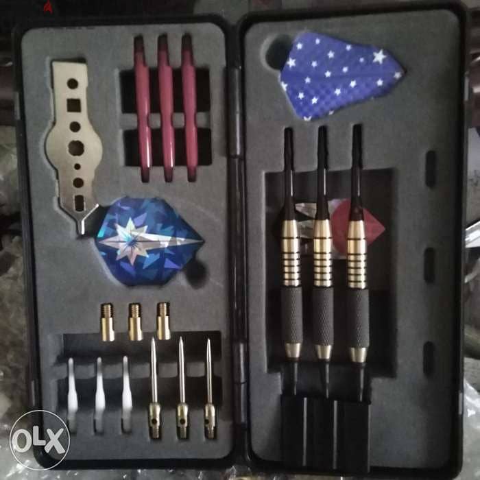 Dart set for electronic and needle play 1