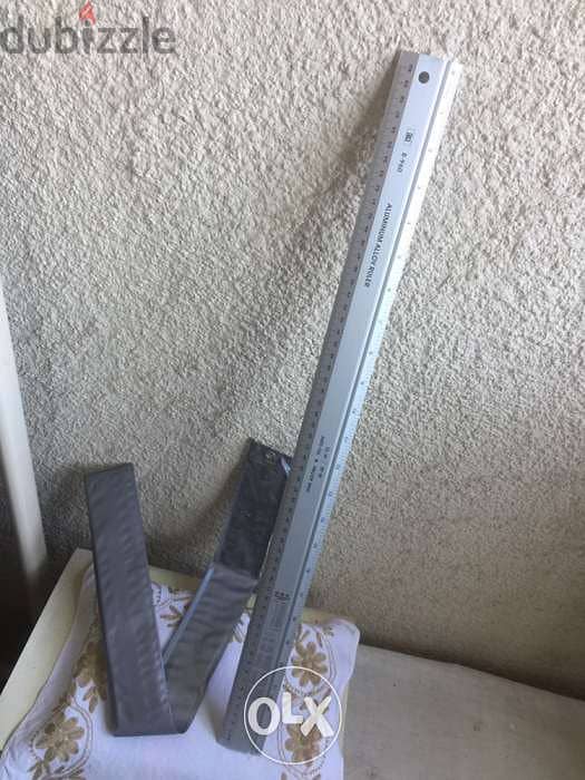 Aluminum Ruler - 60 cm - مسطرة ألومنيوم 6