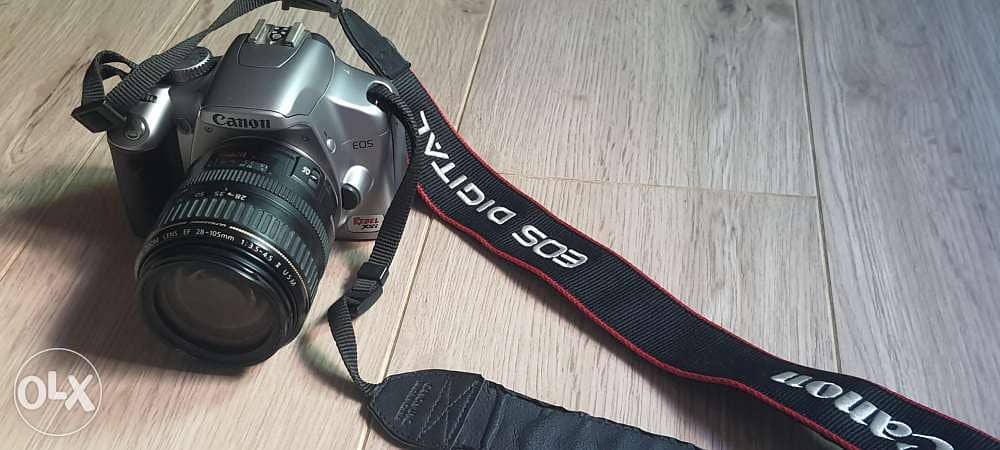 canon EOS Rebel Xsi digital camera with 28-105mm macro lens 2