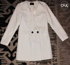 MAX coat, women clothing,Menteau, كبّوت نسائي طويل,blanc sale color