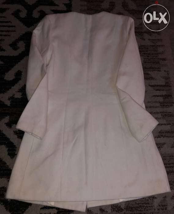 MAX coat, women clothing,Menteau, كبّوت نسائي طويل,blanc sale color 6