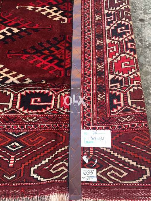 سجاد عجمي. 400/126. persian carpet. tais. Hand made 4