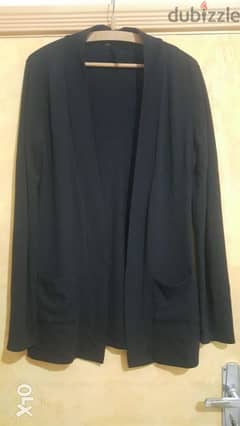 VITRIN Black jacket cardigan size 2 small 36 38 0