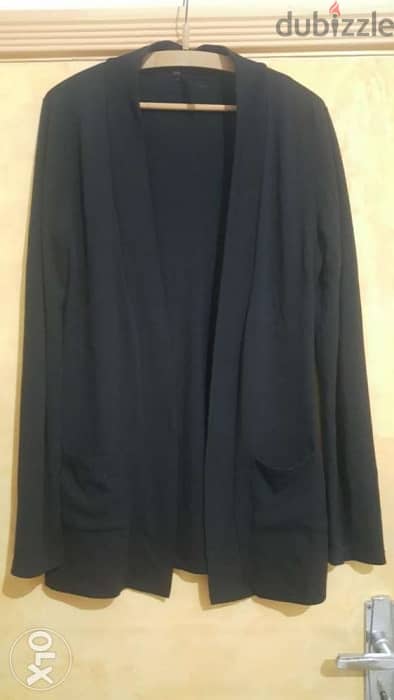 VITRIN Black jacket cardigan size 2 small 36 38 0