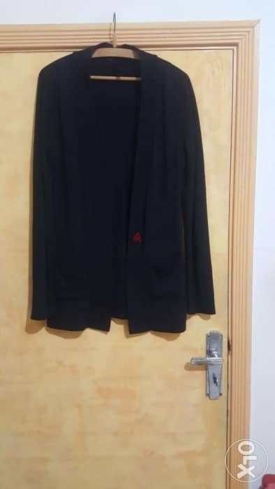 VITRIN Black jacket cardigan size 2 small 36 38 1