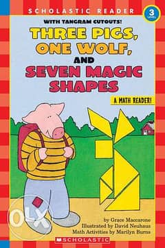 Three Pigs, One Wolf and Seven Magic Shapes Math book