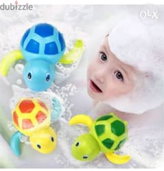 baby bath swiming turtle 2$