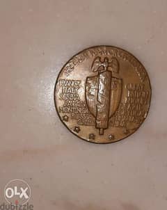 Coin gold warior civilization
