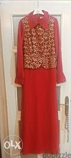 red turkish sahra dress 0
