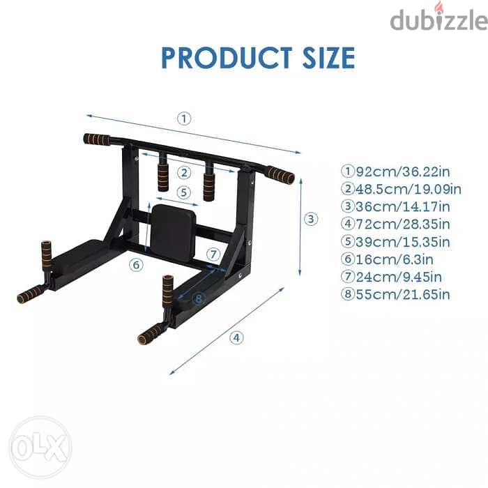 Household wall single parallel bars 2